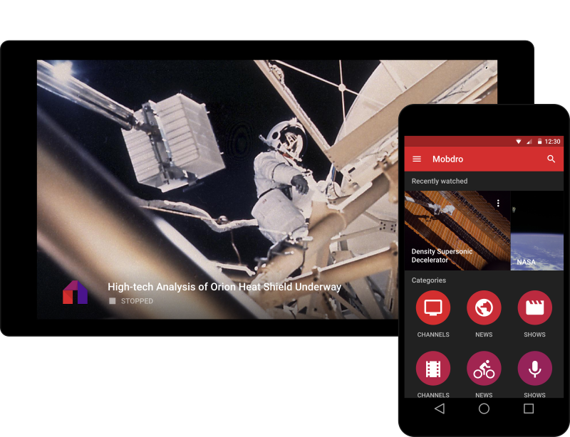 Mobdro — All the web’s free video streams on your Android device